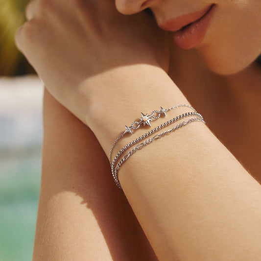 Ania Haie Silver Filia Curb Chain Bracelet