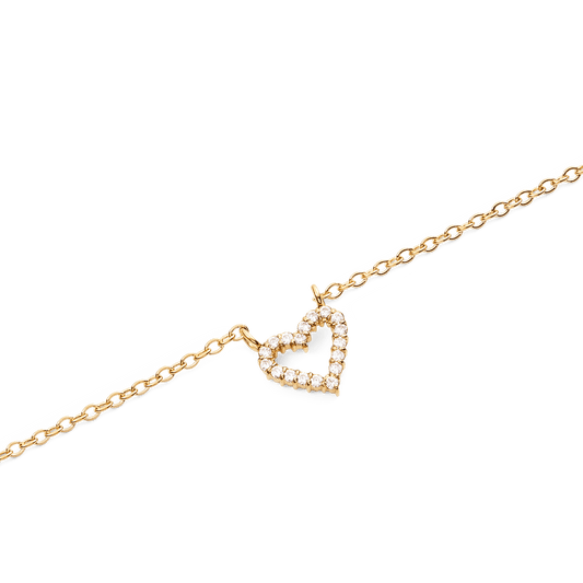 Daniel Wellington Mirelle Heart Necklace Gold