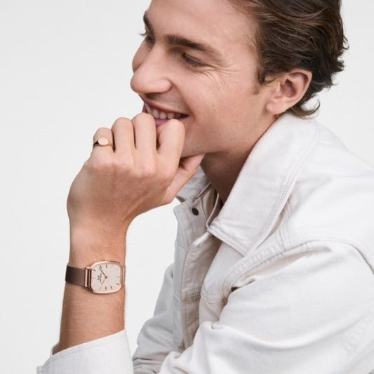 Daniel Wellington Marlon Melrose Linen Watch