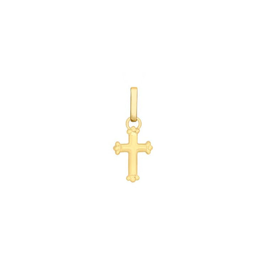 9ct Yellow Gold 8x18mm Cross Pendant