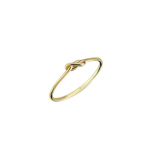 9ct Yellow Gold Tie Me In Knots Ring