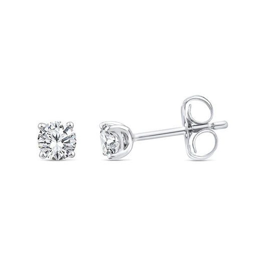 0.75ct Lab Grown Diamond Earrings in 9ct White Gold