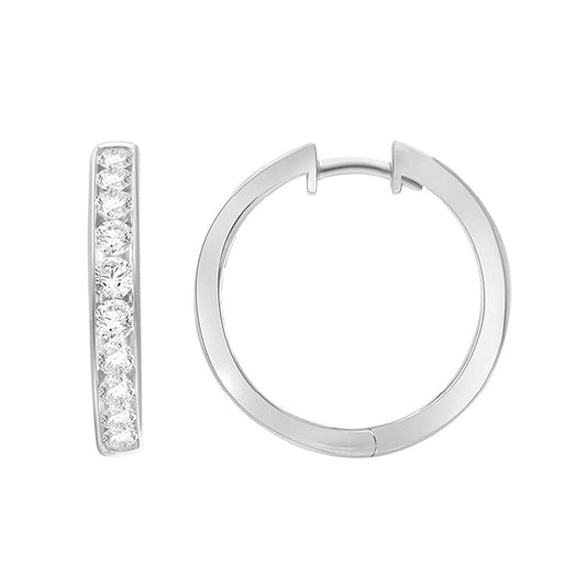 1.50ct Lab Grown Diamond Earrings in 9ct White Gold