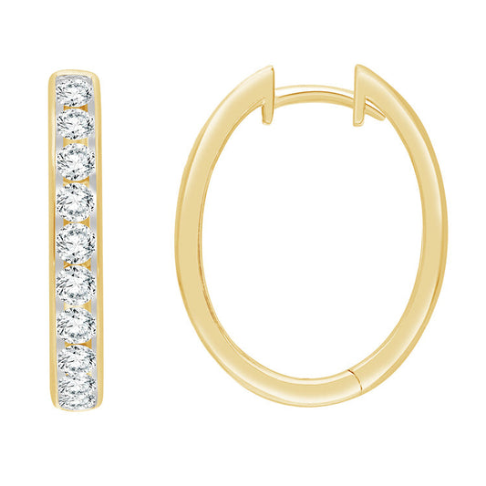 1.50ct Lab Grown Diamond Earrings in 9ct Yellow Gold