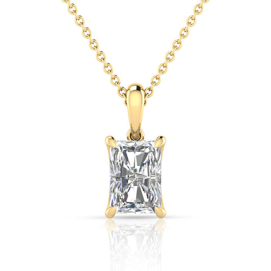 0.50ct Lab Grown Diamond Necklace in 9ct Yellow Gold