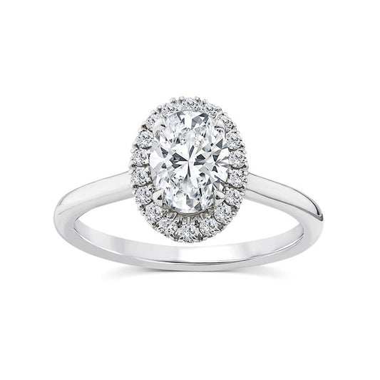 1.15ct Lab Grown Diamond Ring in 9ct White Gold