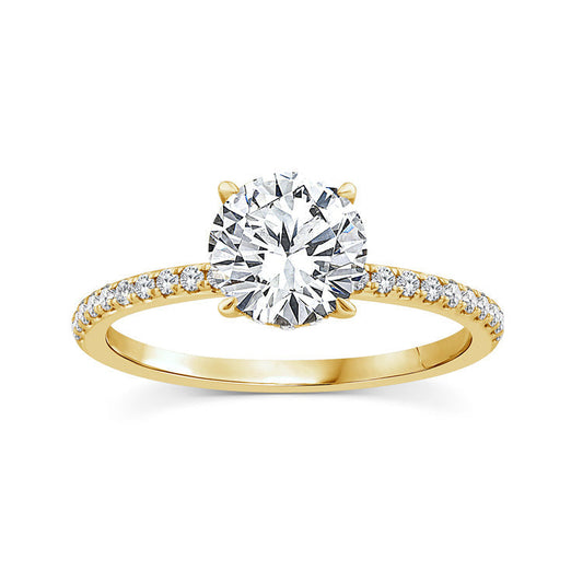 1.75ct Lab Grown Diamond Ring in 9ct Yellow Gold