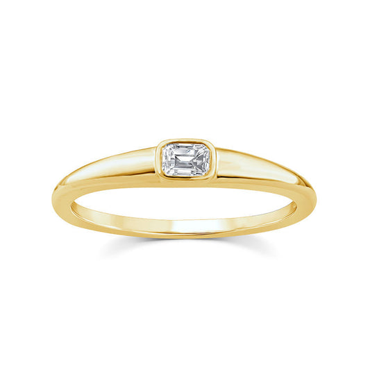 0.15ct Lab Grown Diamond Ring in 9ct Yellow Gold