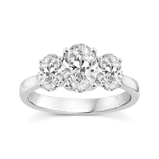 2.00ct Lab Grown Diamond Ring in 9ct White Gold