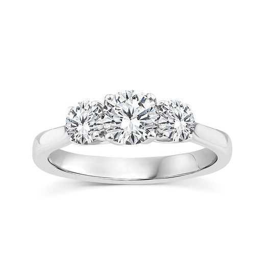1.00ct Lab Grown Diamond Ring in 9ct White Gold