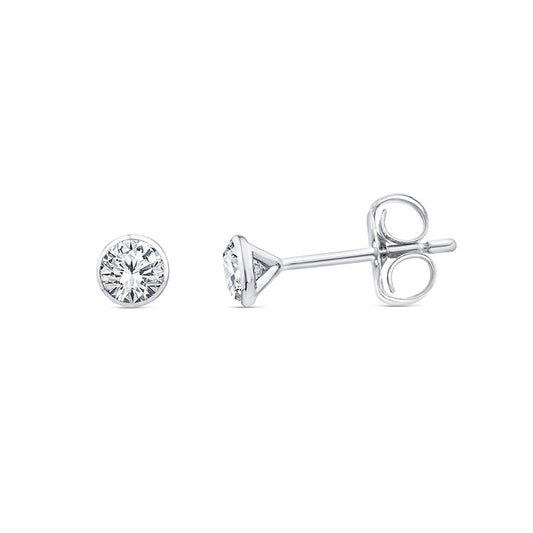 0.50ct Lab Grown Diamond Earrings in 9ct White Gold
