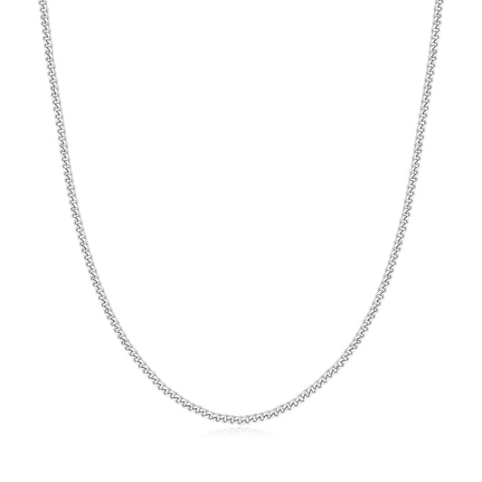 Ania Haie Silver Shiny Curb Necklace