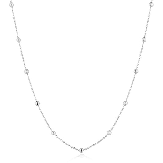 Ania Haie Silver Beaded Chain Necklace