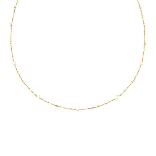 Ania Haie Gold Disc Station Necklace