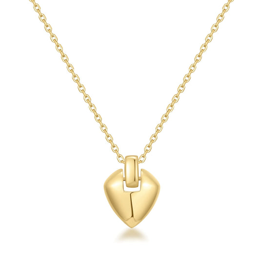 Ania Haie Gold Shield Pendent Necklace