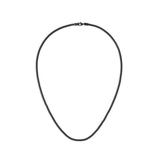 Daniel Wellington Tide Mesh Necklace Black 2.8