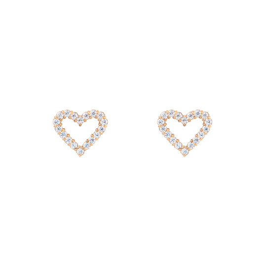 Daniel Wellington Mirelle Heart Earring Rose Gold