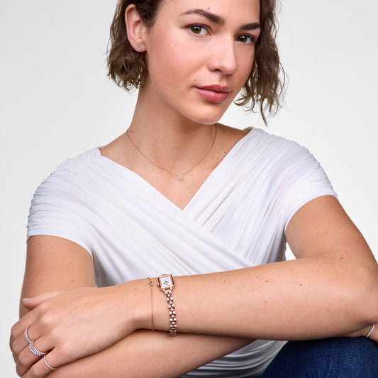 Daniel Wellington Mirelle Heart Necklace Rose Gold