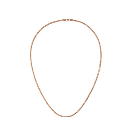 Daniel Wellington Tide Mesh Necklace Rose Gold 2.8