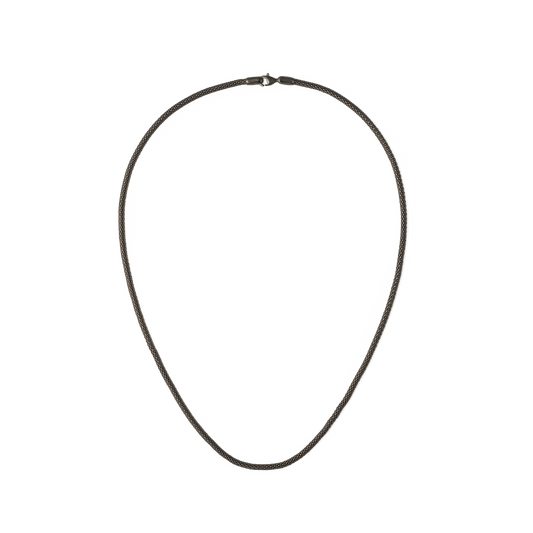 Daniel Wellington Tide Mesh Necklace Graphite 2.8