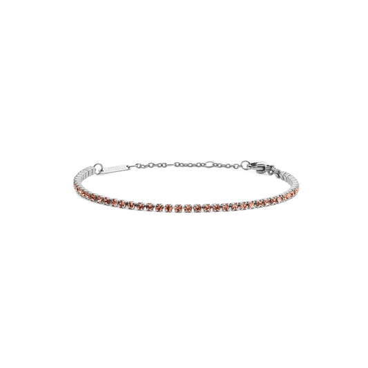 Daniel Wellington Classic Tennis Bracelet Apricot Silver